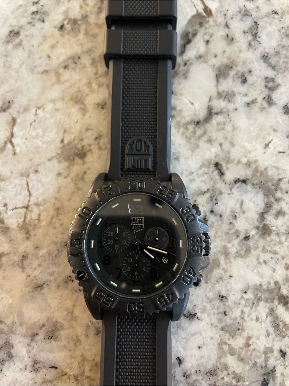 Luminox Black Tactical Chronograph Men's Watch